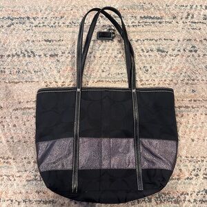 Coach Black Tote Bag
